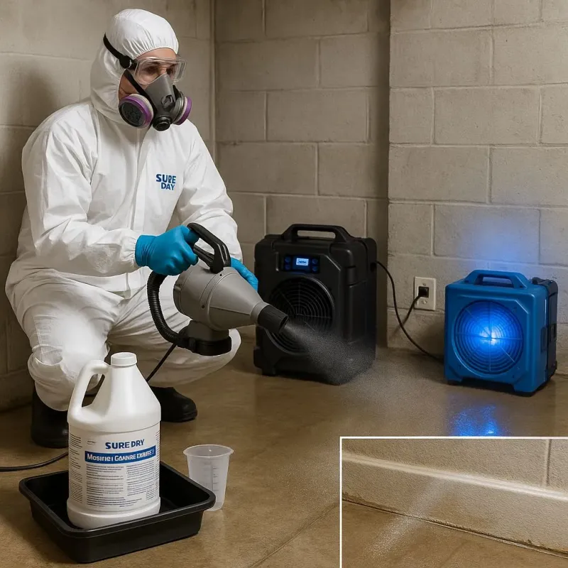 Sanitization and Odor Removal process in Marine City, MI