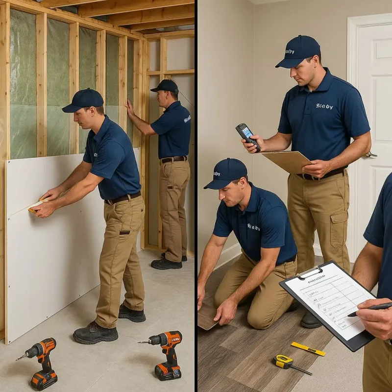 Repairs and Reconstruction process in Marine City, MI