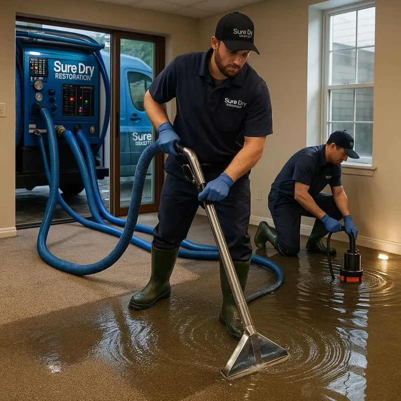 Water Extraction and Removal process in Marine City, MI